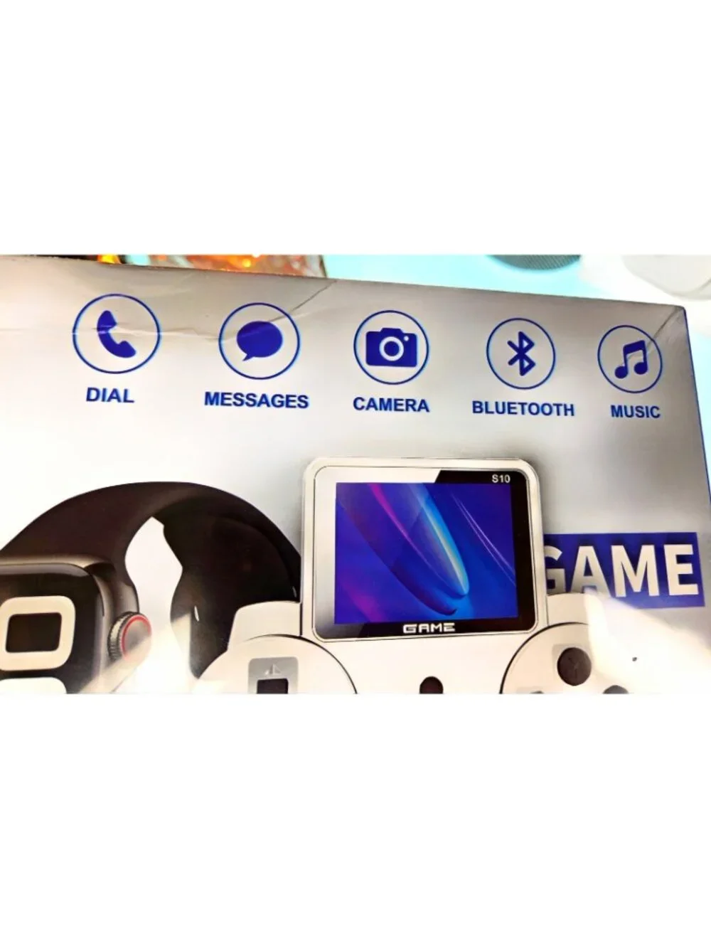 Amoled Hot-5 Watch Bluetooth Handheld Game 520 Games